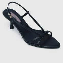 Milliotandco Nurita Harith Harleen Pointed Toe Heels (Navy)