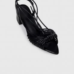 Milliotandco Darcey Pointed Toe Heels (Black)