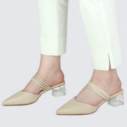 Milliotandco Terah Pointed Toe Heels (Light Green)