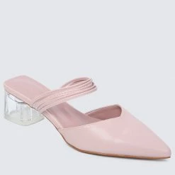 Milliotandco Terah Pointed Toe Heels (Pink)