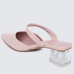 Milliotandco Terah Pointed Toe Heels (Pink)