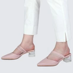 Milliotandco Terah Pointed Toe Heels (Pink)