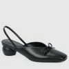 Milliotandco Earth Edit Isolde Rounded Toe Heels (Black) Shoes