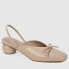 Milliotandco Earth Edit Isolde Rounded Toe Heels (Nude)