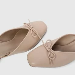 Milliotandco Earth Edit Isolde Rounded Toe Heels (Nude)