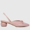 Milliotandco Earth Edit Isolde Rounded Toe Heels (Pink)