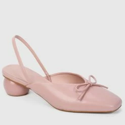 Milliotandco Earth Edit Isolde Rounded Toe Heels (Pink)