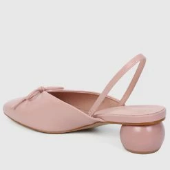 Milliotandco Earth Edit Isolde Rounded Toe Heels (Pink)