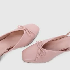 Milliotandco Earth Edit Isolde Rounded Toe Heels (Pink)