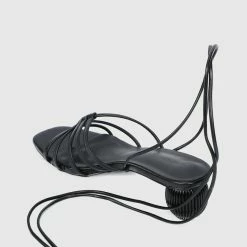 Milliotandco Elizabeth Thong Heels (Black)