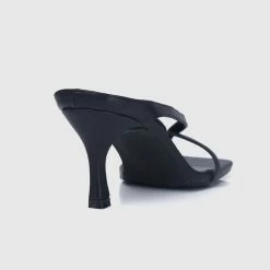 Milliotandco Shoes Nurita Harith Hetty Open Toe Heels (Black)