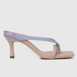 Milliotandco Nurita Harith Hetty Open Toe Heels (Nude) Shoes