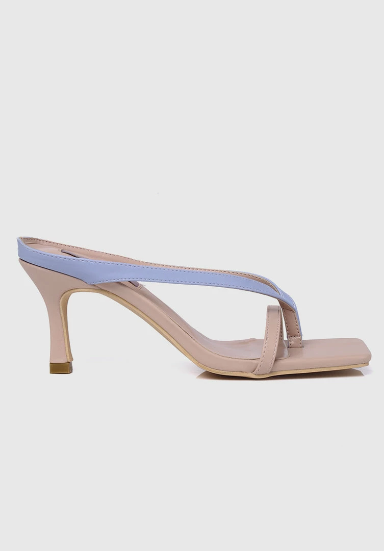 Milliotandco Nurita Harith Hetty Open Toe Heels (Nude) Shoes