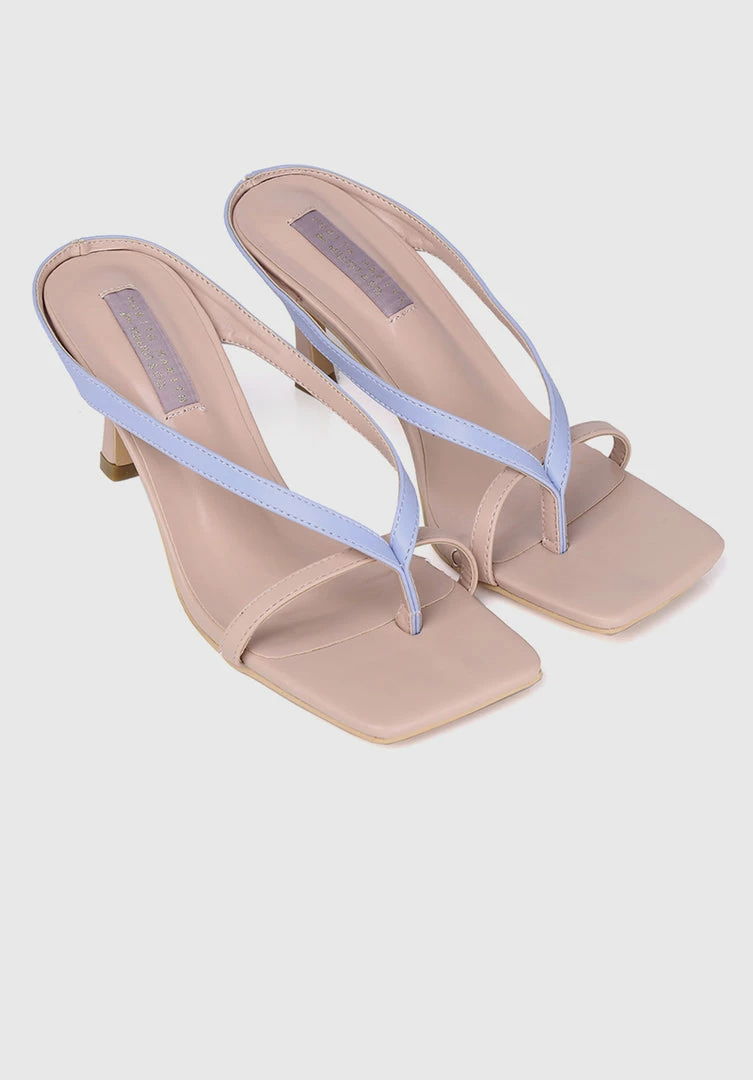 Milliotandco Nurita Harith Hetty Open Toe Heels (Nude) Shoes