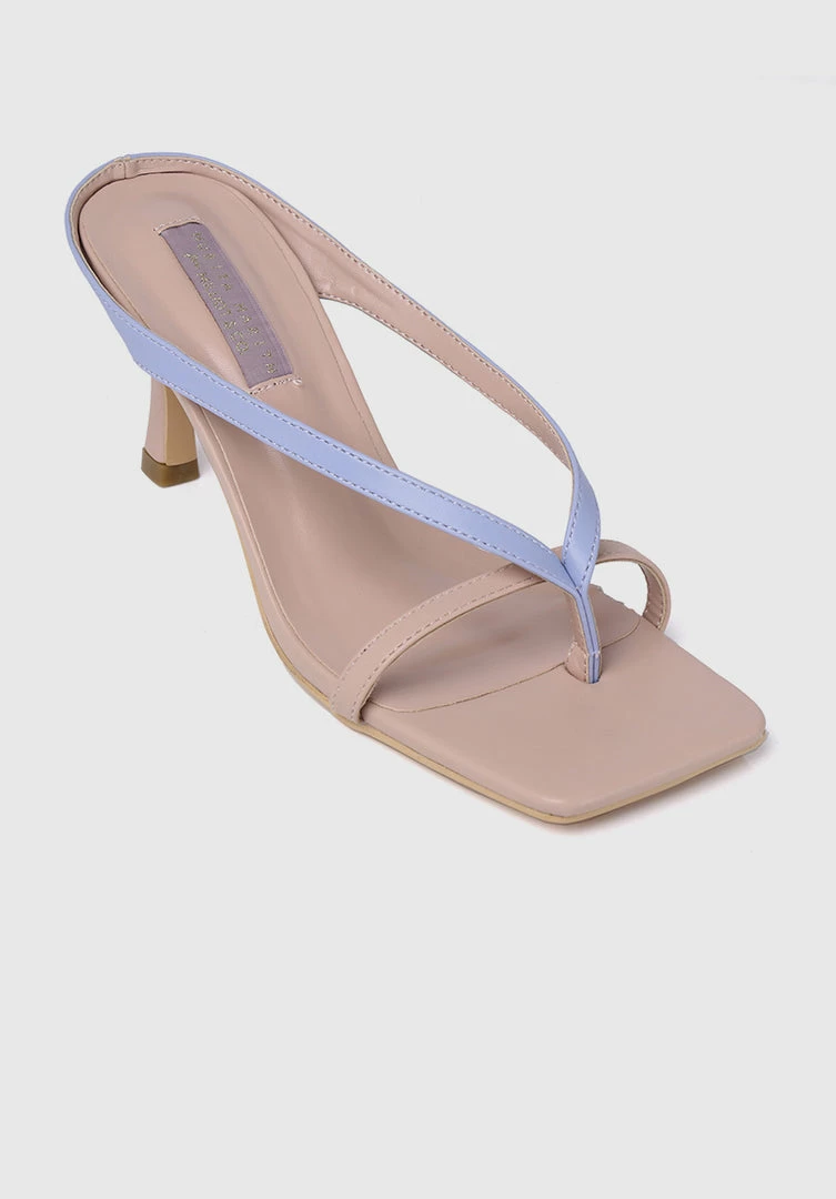 Milliotandco Nurita Harith Hetty Open Toe Heels (Nude) Shoes