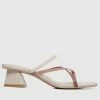 Milliotandco Shoes Aislinn Toe Ring Heels (White)