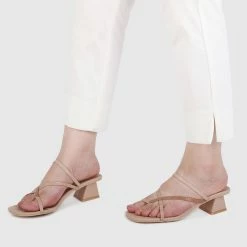 Milliotandco Aislinn Toe Ring Heels (Brown) Shoes