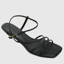 Milliotandco Devnet Toe Ring Heels (Black)