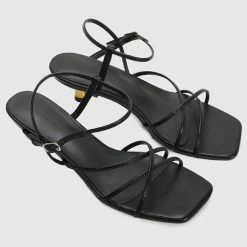 Milliotandco Devnet Toe Ring Heels (Black)