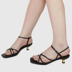 Milliotandco Devnet Toe Ring Heels (Black)