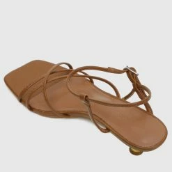 Milliotandco Devnet Toe Ring Heels (Brown) Shoes