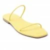 Milliotandco Dreamy Square Toe Sandals (Yellow)