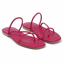 Milliotandco Wish Square Toe Sandals (Red) Shoes