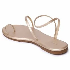 Milliotandco Zap! Rounded Toe Sandals (Gold) Shoes