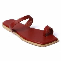 Milliotandco Wonderland Rounded Toe Sandals (Brown)
