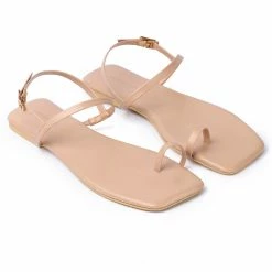 Milliotandco Mystical Square Toe Sandals (Nude)