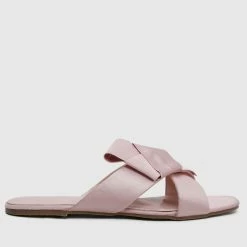 Milliotandco Joetta Criss Cross Flat Sandals (Pink) Shoes