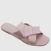 Milliotandco Joetta Criss Cross Flat Sandals (Pink) Shoes