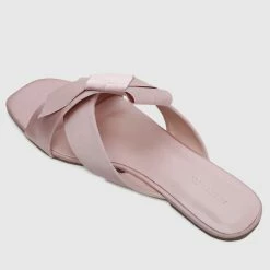 Milliotandco Joetta Criss Cross Flat Sandals (Pink) Shoes