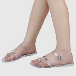 Milliot & Co Shoes Sweet Tart Jelly Sandals (Clear)