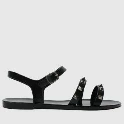 Milliot & Co Sweet Tart Jelly Sandals (Black) Shoes