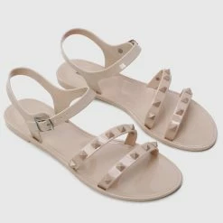 Milliot & Co Shoes Sweet Tart Jelly Sandals (Nude)