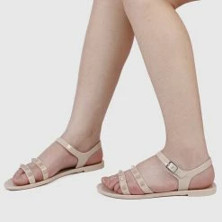 Milliot & Co Shoes Sweet Tart Jelly Sandals (Nude)