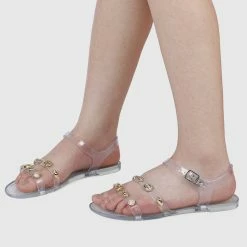 Milliot & Co Jelly Belly Jelly Sandals (Clear)