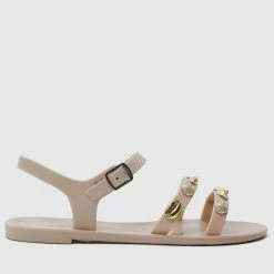 Milliot & Co Jelly Belly Jelly Sandals (Nude)