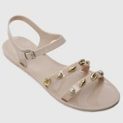 Milliot & Co Jelly Belly Jelly Sandals (Nude)
