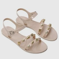 Milliot & Co Jelly Belly Jelly Sandals (Nude)