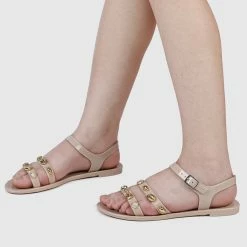 Milliot & Co Jelly Belly Jelly Sandals (Nude)