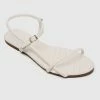 Milliotandco Sheenagh Open Toe Sandals (White)