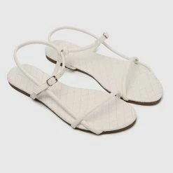 Milliotandco Sheenagh Open Toe Sandals (White)