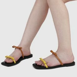 Milliotandco Girly Open Toe Sandals (Brown) Shoes