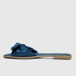Milliotandco Shoes Shantelle Open Toe Slide Sandals (Teal)
