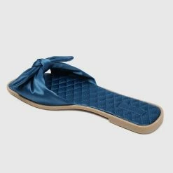 Milliotandco Shoes Shantelle Open Toe Slide Sandals (Teal)