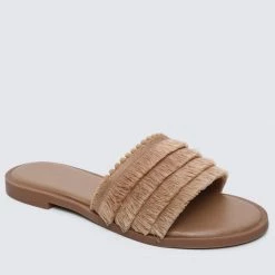 Milliotandco Tahnee Open Toe Sandals & Flip Flops (Brown)