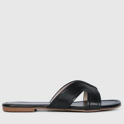 Milliotandco Janette Open Toe Sandals & Flip Flops (Black) Shoes