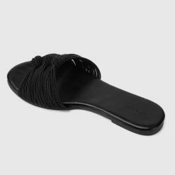 Milliotandco Jelissa Open Toe Sandals & Flip Flops (Black)